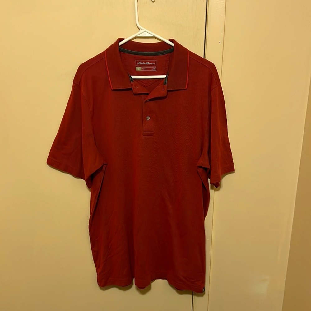 Red Eddie Bauer Polo